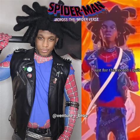 female spider punk cosplay|hobie brown spider punk costume.